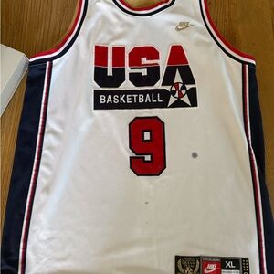 Nike USA Basketball Jersey White Red Blue